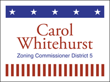 Picture of Zoning Commissioner Yard Sign (ZCYS#002)