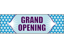 Picture of Grand Opening Banner (GO2B#001)