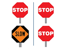 Picture of Stop/Slow Paddles (HS-1/HS-2)