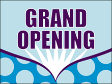 Picture of Grand Opening Yard Sign (GOYS#002)