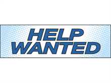 Picture of Help Wanted Banner (HW2B#001)