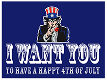Picture of Happy 4th of July Yard Sign (HFYS#002)