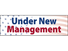 Picture of New Management Banner (UNM2B#001)