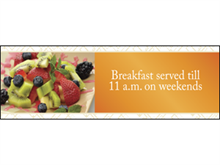 Picture of Breakfast Served Banner (BST2B#001)