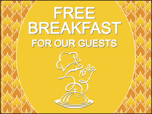 Picture of Free Breakfast Yard Sign (FBYS#002)