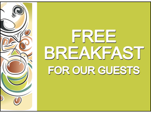 Picture of Free Breakfast Yard Sign (FB2YS#002)