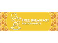 Picture of Free Breakfast Banner (FBB#001)