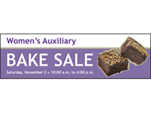 Picture of Bake Sale  Banner (BS3B#001)