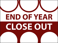 Picture of End of Year Close Out  Yard Sign (EOYCYS#002)