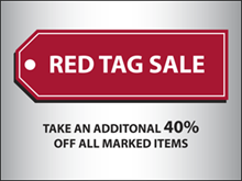 Picture of Red Tag Sale Yard Sign (RTSYS#002)