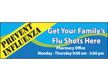Picture of Family Flu Shots Banner (FFSB#001)