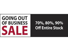 Picture of Going Out of Business Banner (GOBS2B#001)