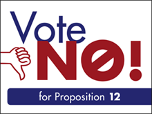 Picture of  Vote No Yard Sign (VN3YS#002)